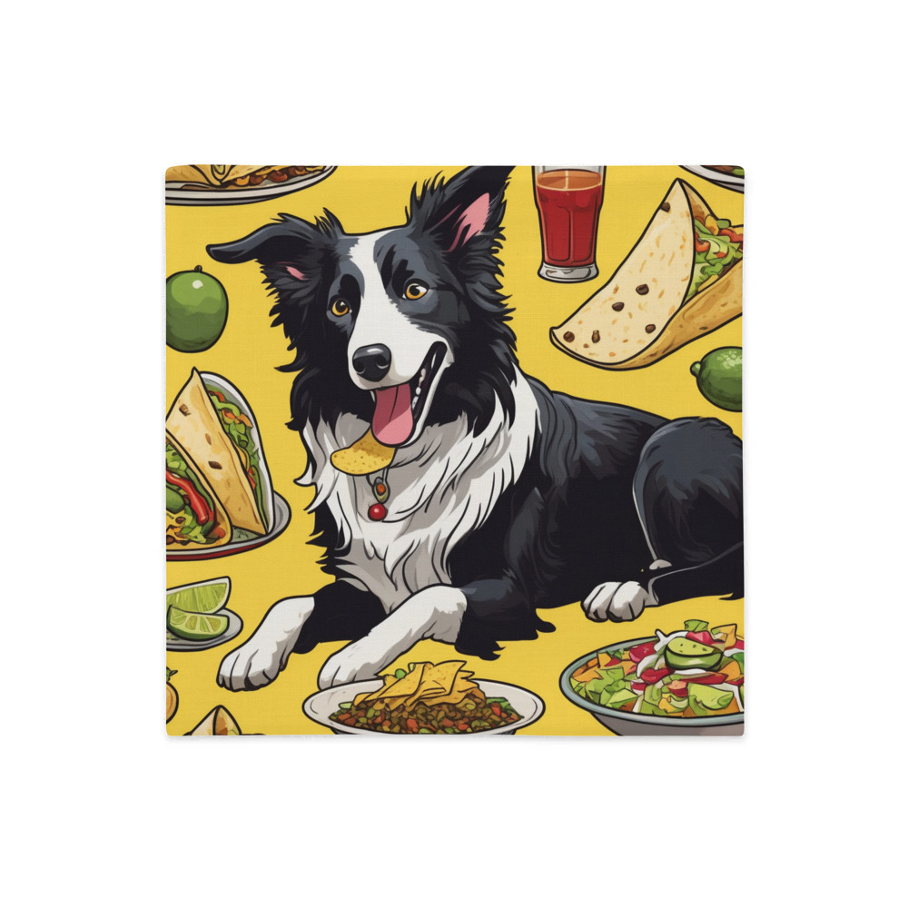 PugMug Custom Border Collie Premium Pillow Case