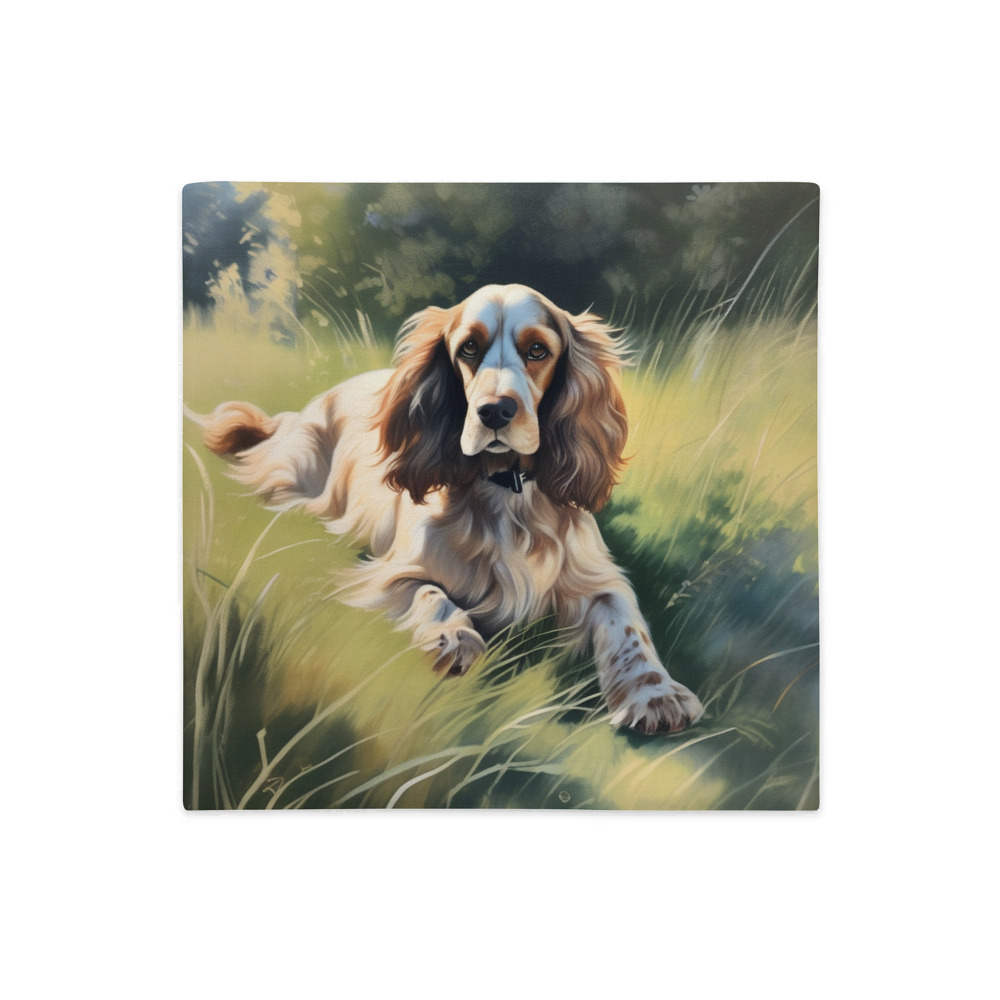 PugMug Custom English Cocker Spaniel Premium Pillow Case