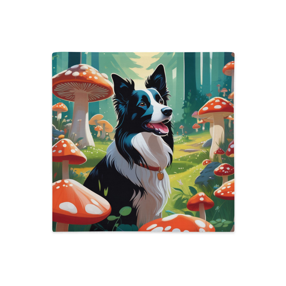 PugMug Custom Border Collie Premium Pillow Case