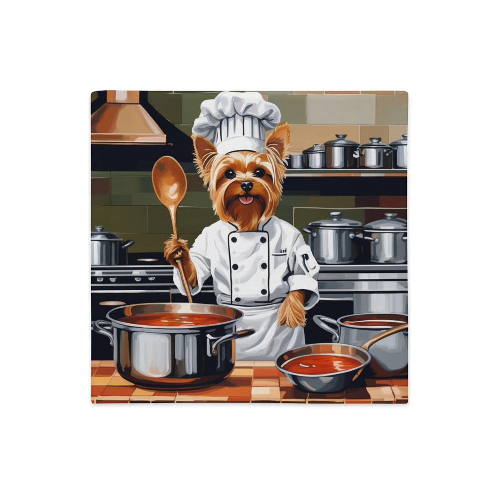 PugMug Custom Yorkshire Terrier Premium Pillow Case