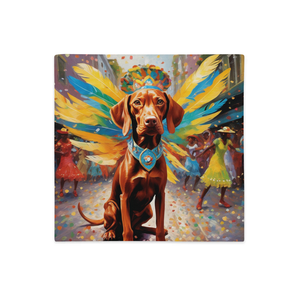 PugMug Custom Vizsla Premium Pillow Case