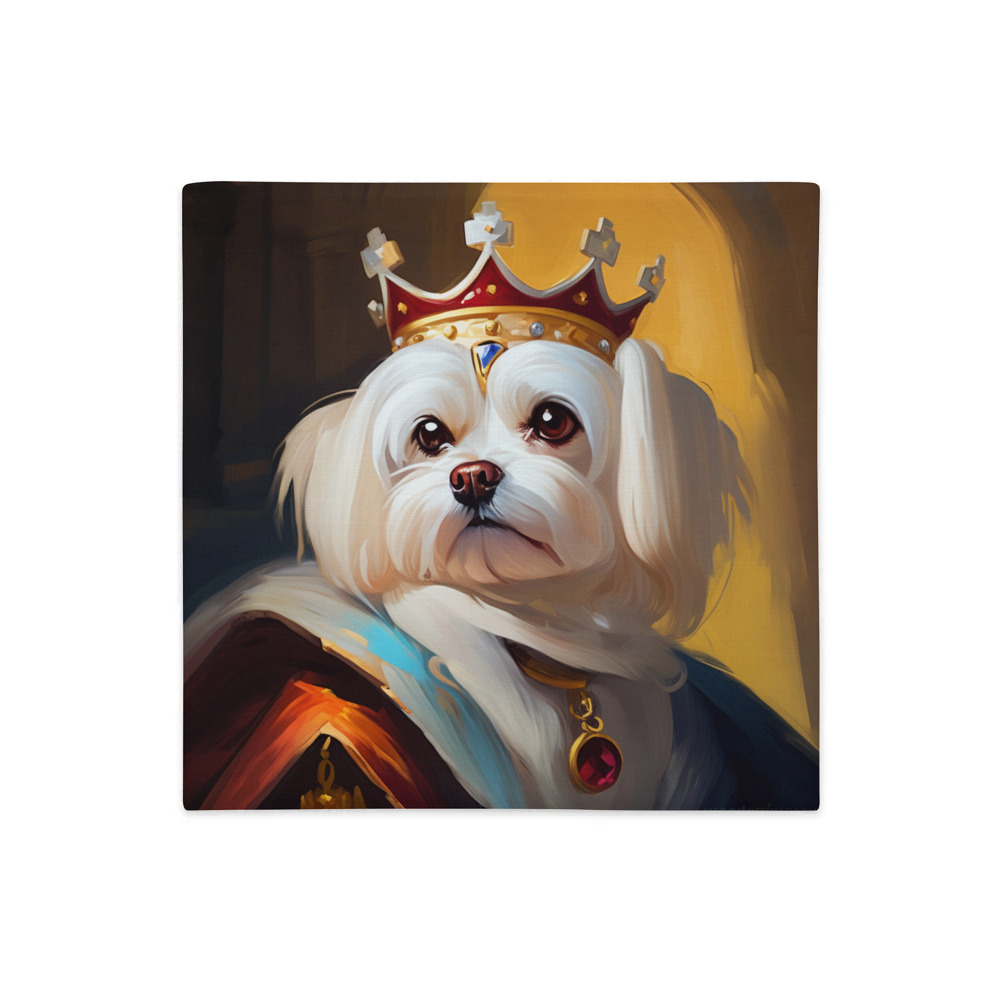 PugMug Custom Maltese Dog Premium Pillow Case