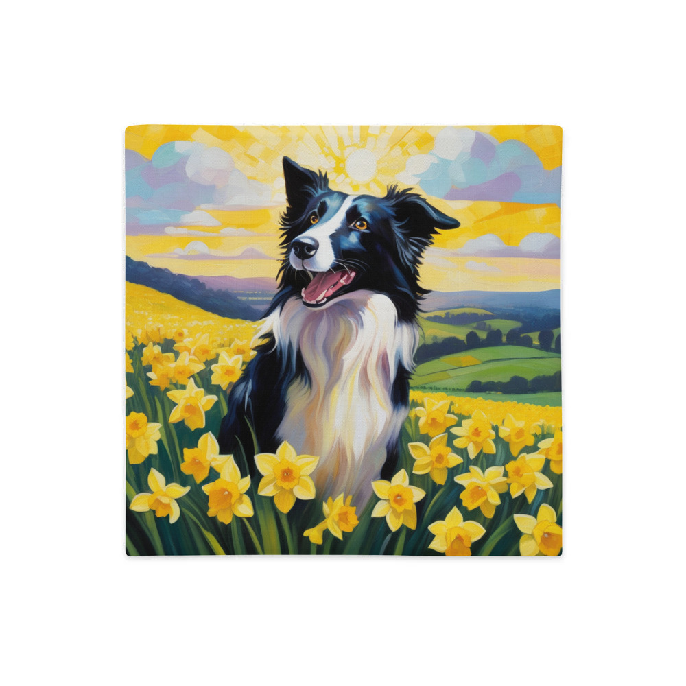 PugMug Custom Border Collie Premium Pillow Case
