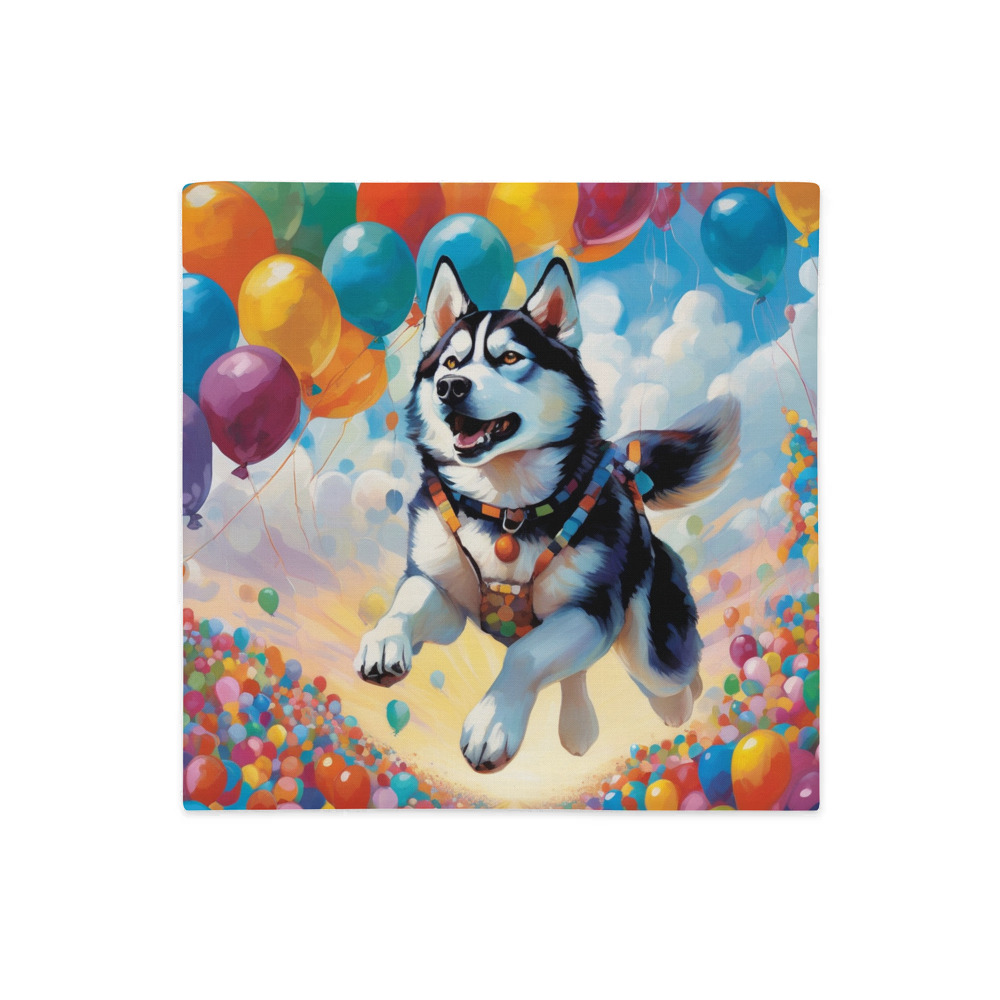 PugMug Custom Siberian Husky Premium Pillow Case