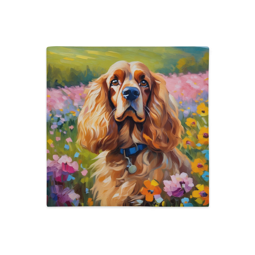 PugMug Custom Cocker Spaniel Premium Pillow Case