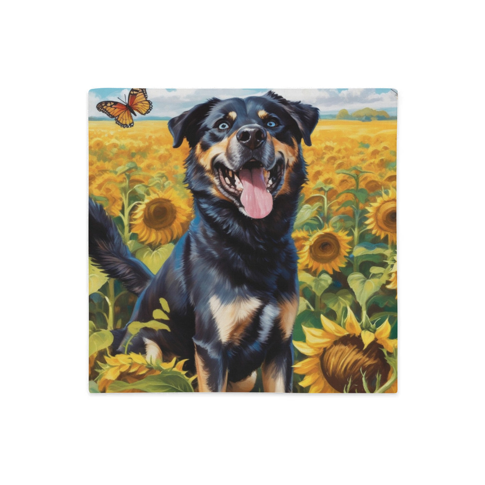 PugMug Custom Blue Premium Pillow Case