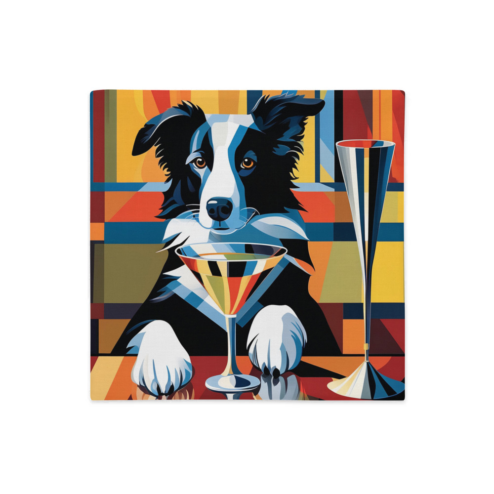 PugMug Custom Border Collie Premium Pillow Case