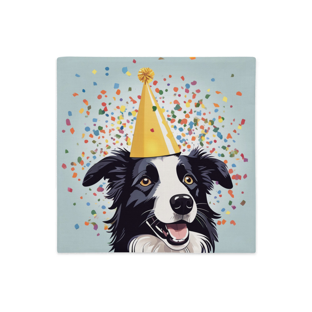 PugMug Custom Border Collie Premium Pillow Case