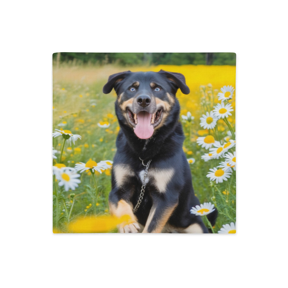 PugMug Custom Blue Premium Pillow Case