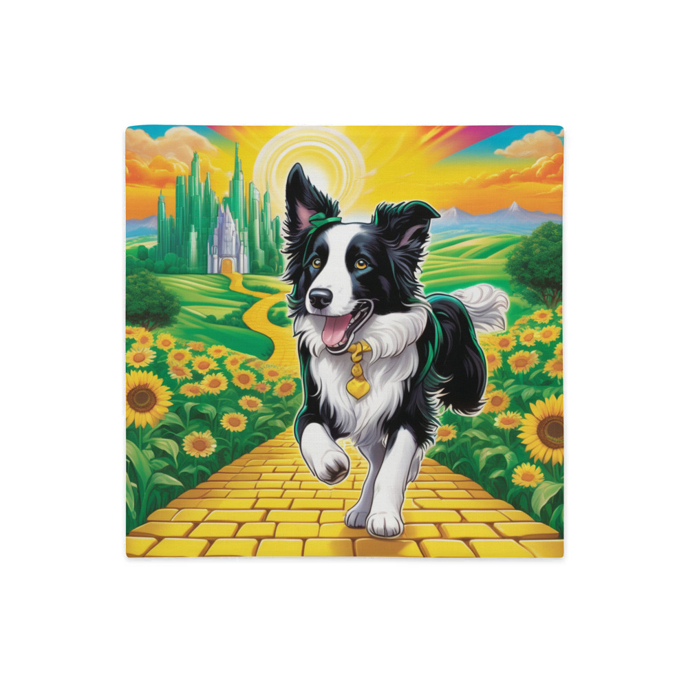 PugMug Custom Border Collie Premium Pillow Case