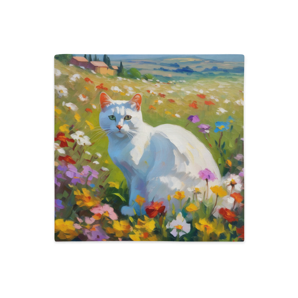 PugMug Custom White Exotic Cat Premium Pillow Case