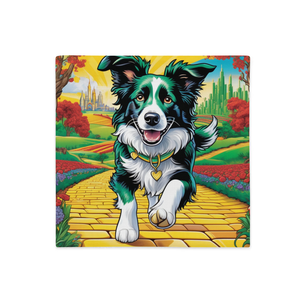 PugMug Custom Border Collie Premium Pillow Case