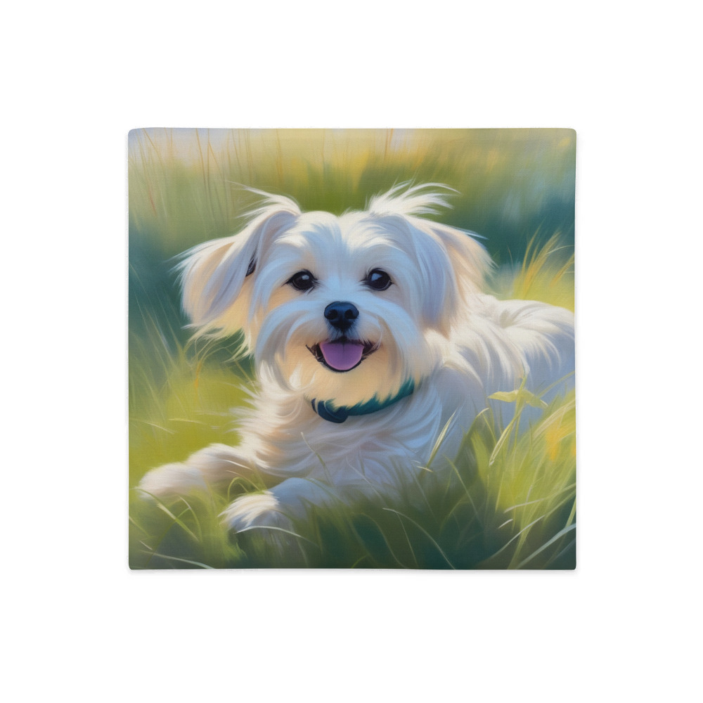 PugMug Custom Maltese Dog Premium Pillow Case