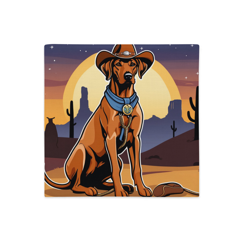 PugMug Custom Rhodesian Ridgeback Premium Pillow Case