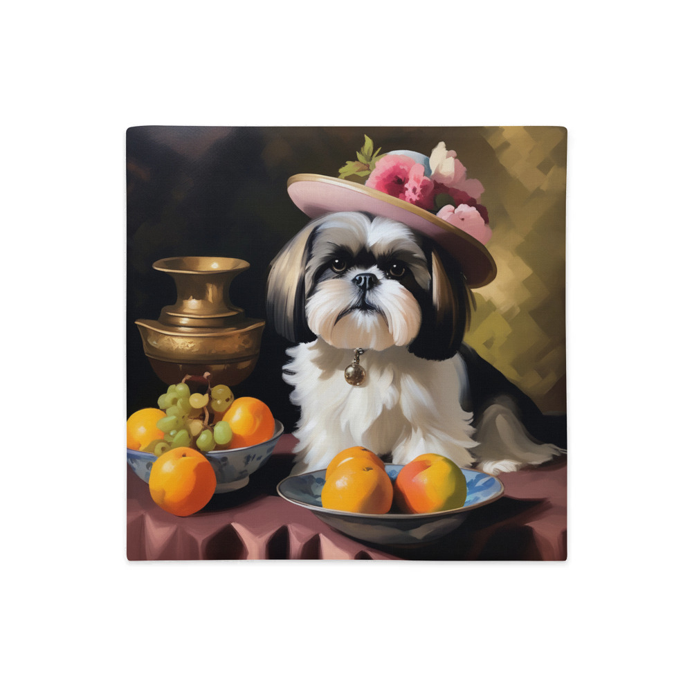 PugMug Custom Shih Tzu Premium Pillow Case