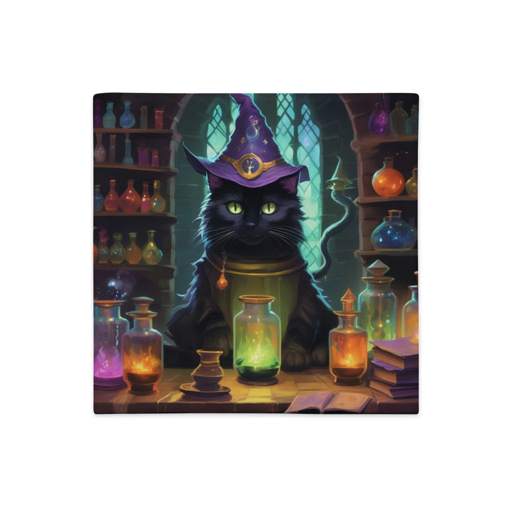 PugMug Custom Black Ragdoll Cat Premium Pillow Case