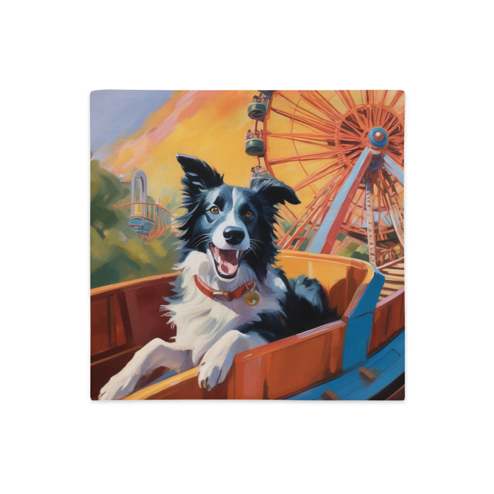 PugMug Custom Border Collie Premium Pillow Case