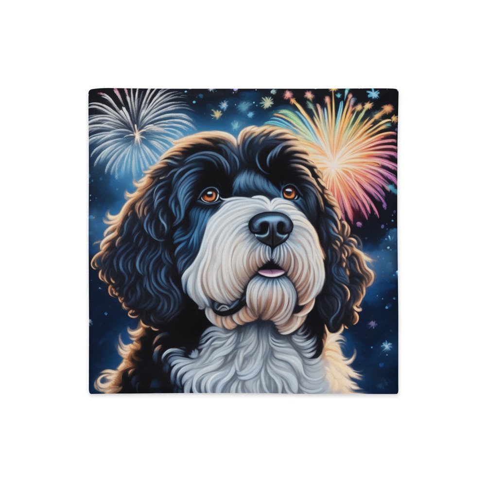 PugMug Custom Portuguese Water Dog Premium Pillow Case