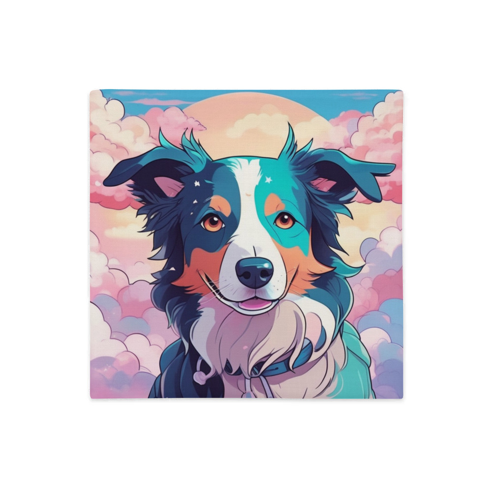 PugMug Custom Border Collie Premium Pillow Case