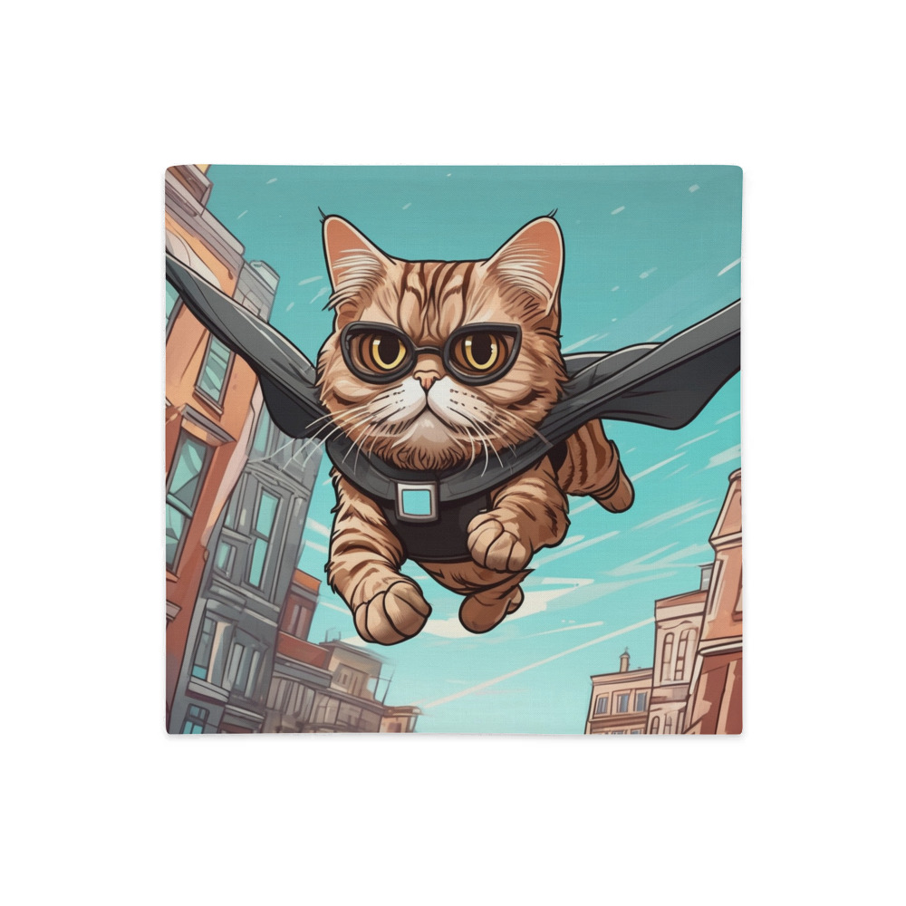 PugMug Custom Tabby Persian Cat Premium Pillow Case