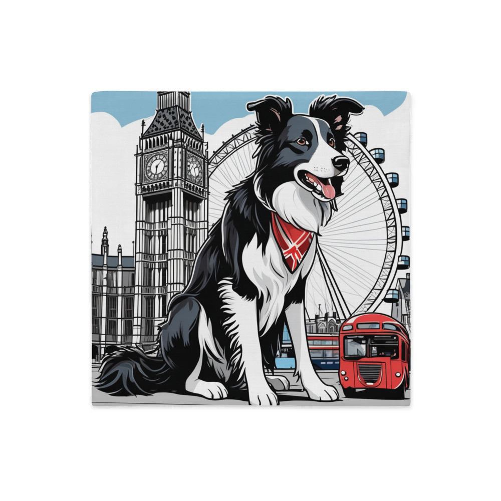 PugMug Custom Border Collie Premium Pillow Case