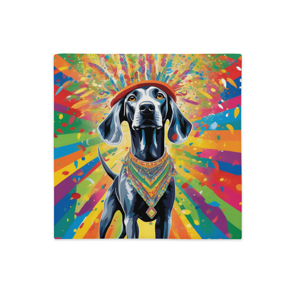 PugMug Custom Weimaraner Premium Pillow Case