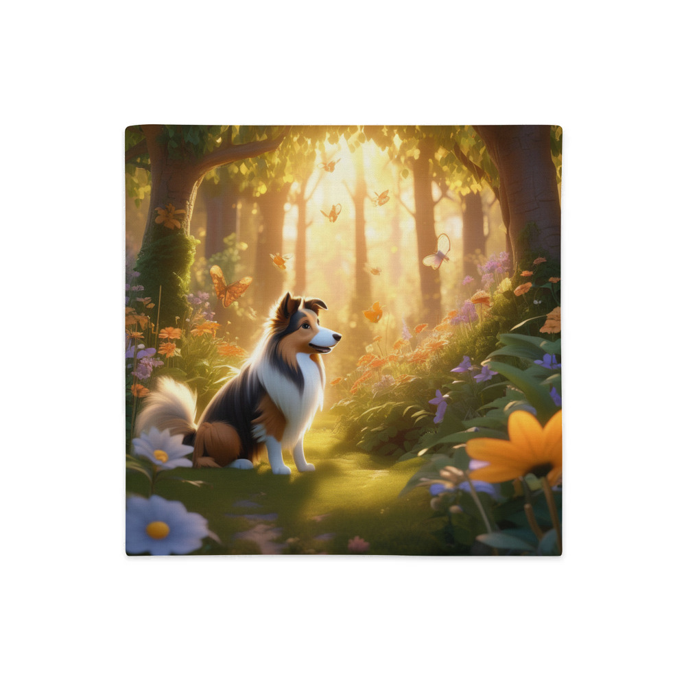 PugMug Custom Shetland Sheepdog Premium Pillow Case