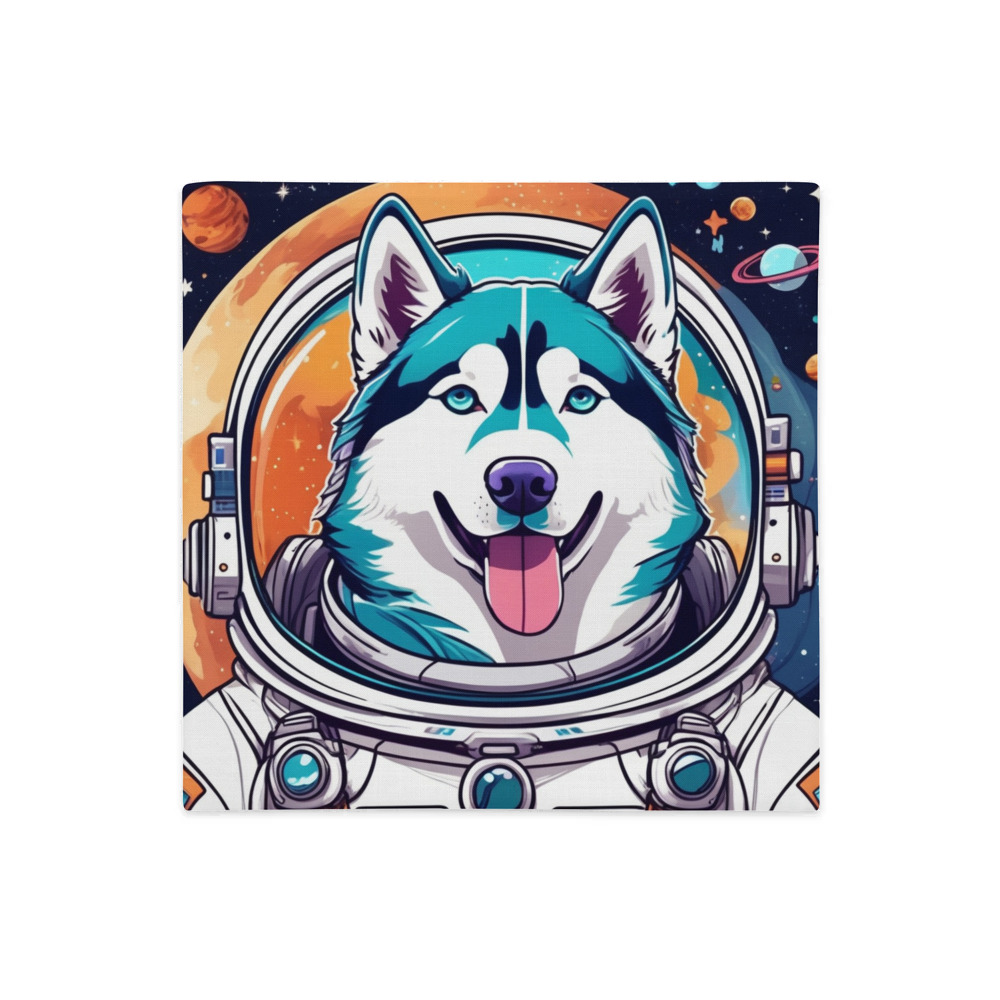 PugMug Custom Siberian Husky Premium Pillow Case