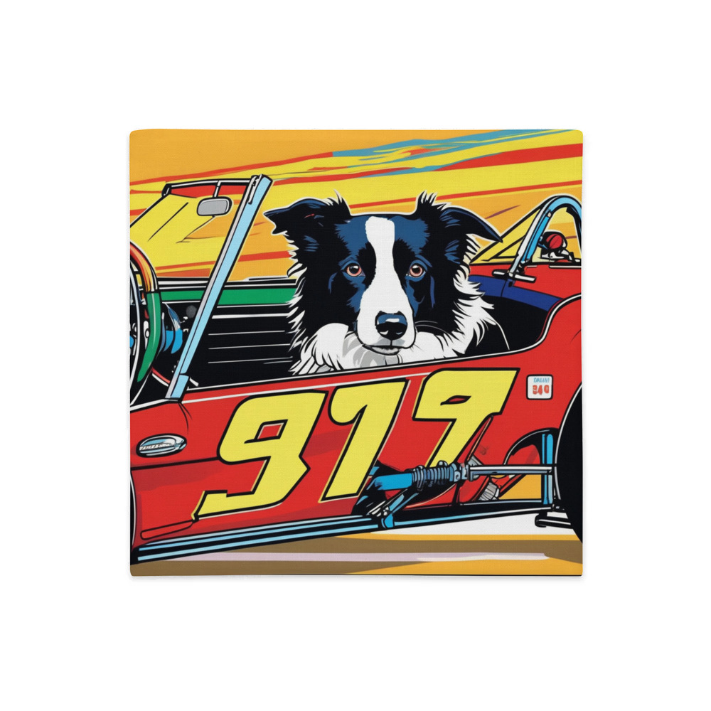 PugMug Custom Border Collie Premium Pillow Case