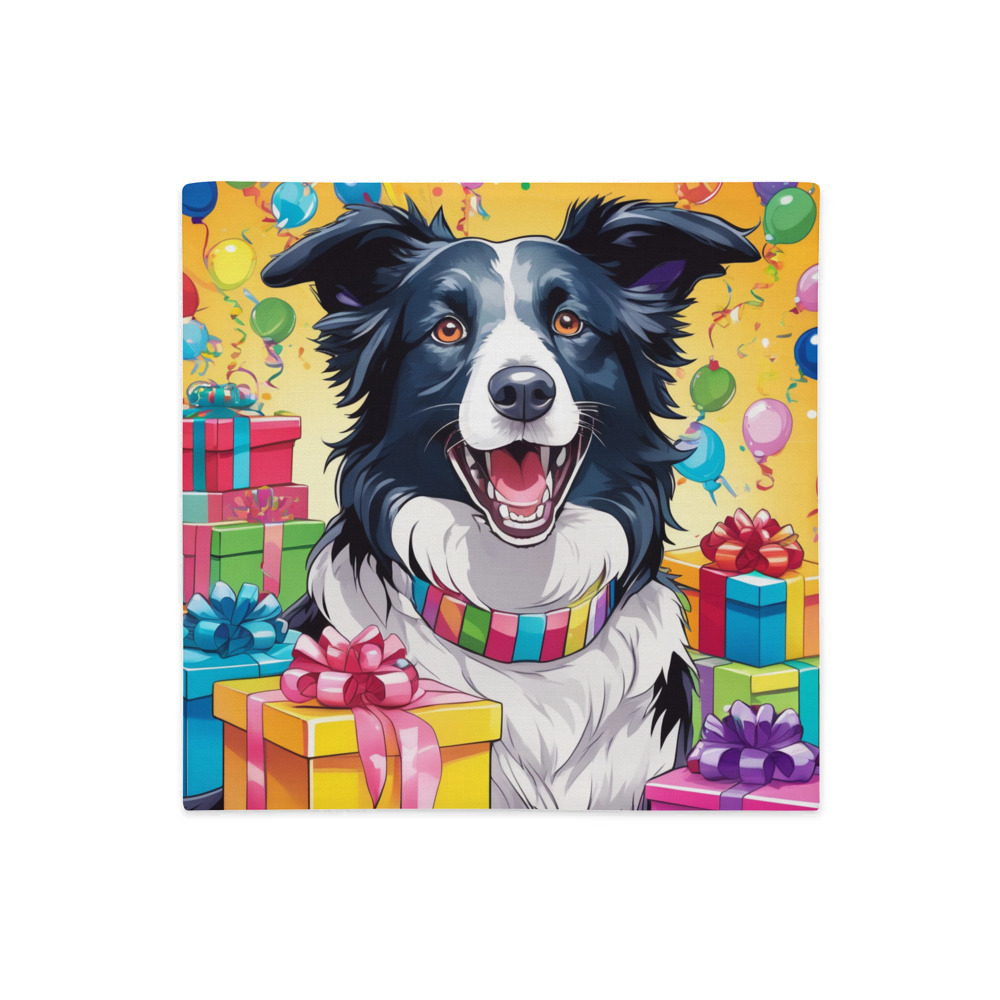 PugMug Custom Border Collie Premium Pillow Case