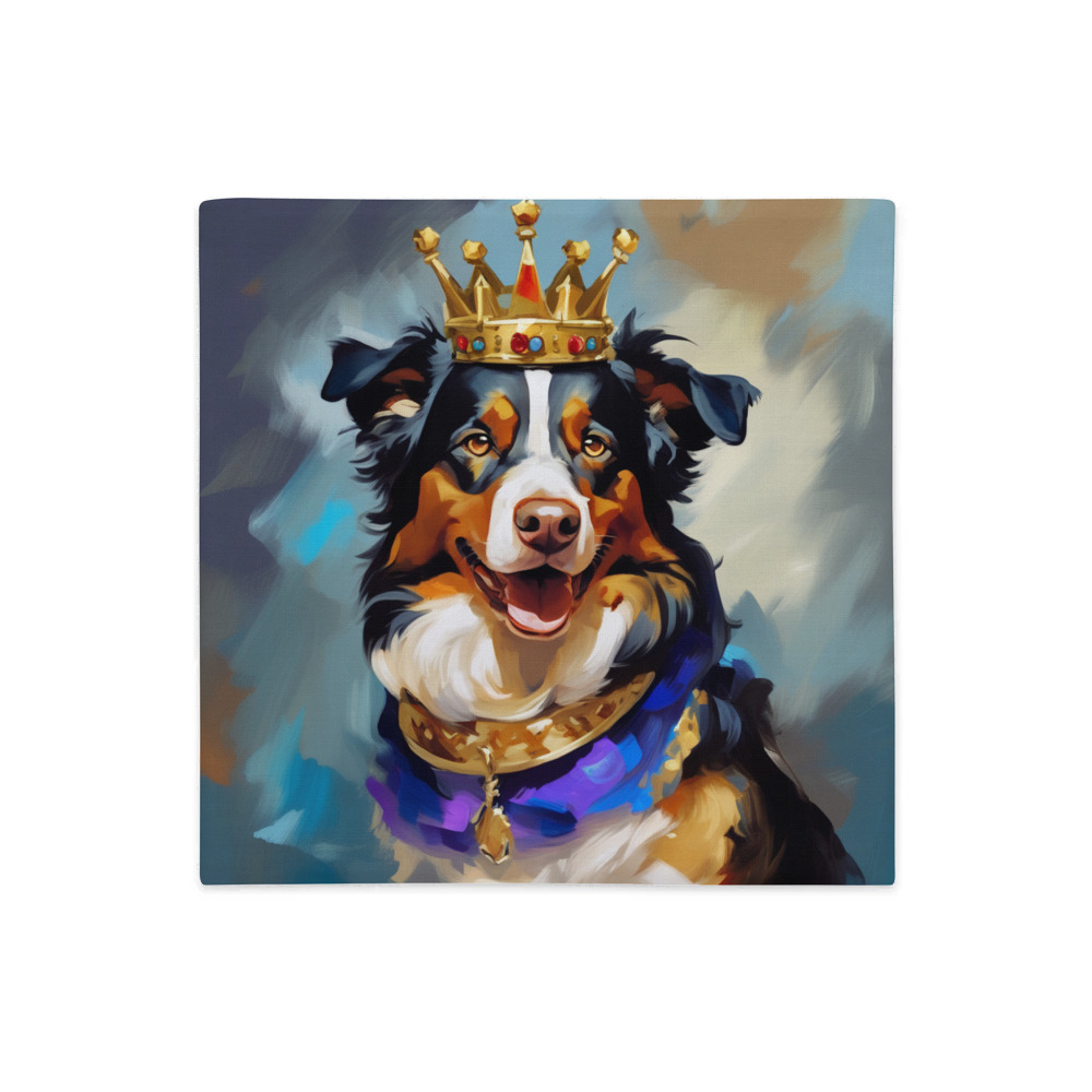 PugMug Custom Miniature American Shepherd Premium Pillow Case