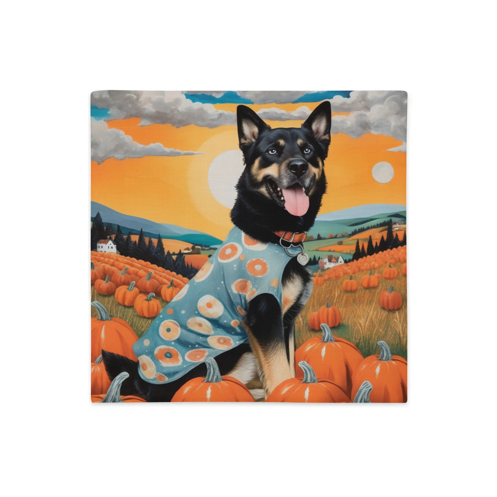 PugMug Custom Blue Premium Pillow Case