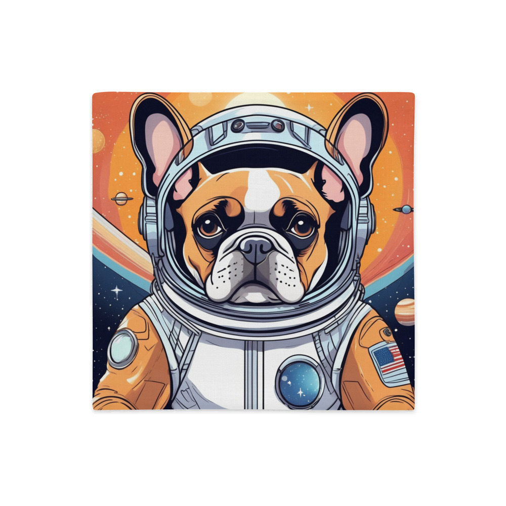 PugMug Custom Tan French Bulldog Premium Pillow Case