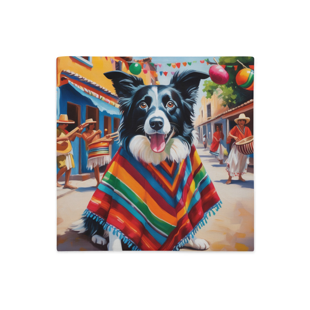 PugMug Custom Border Collie Premium Pillow Case