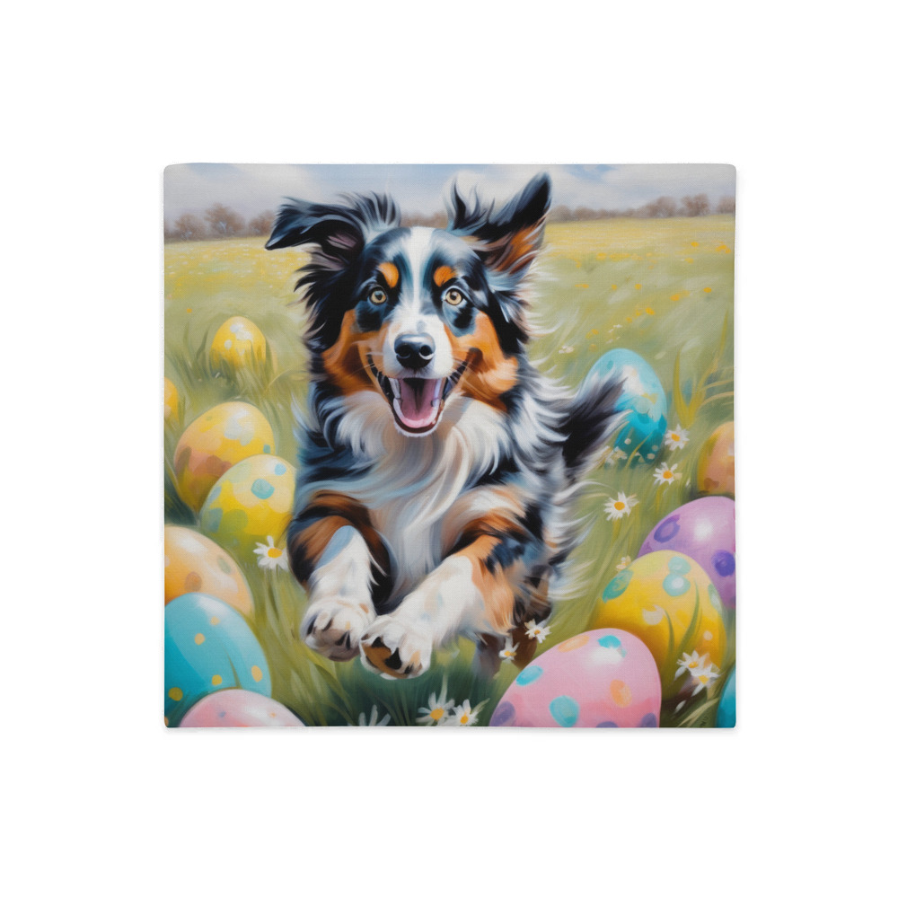 PugMug Custom Australian Shepherd Dog Premium Pillow Case