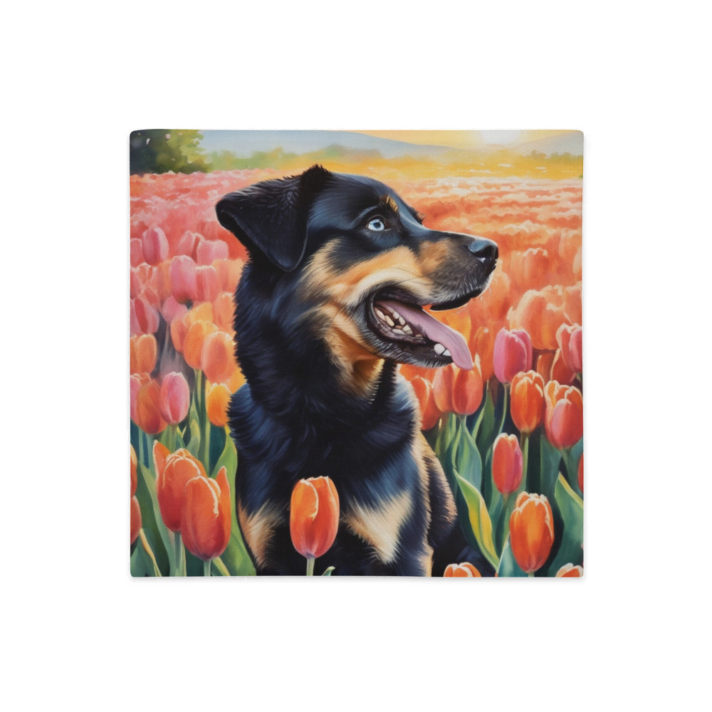 PugMug Custom Blue Premium Pillow Case