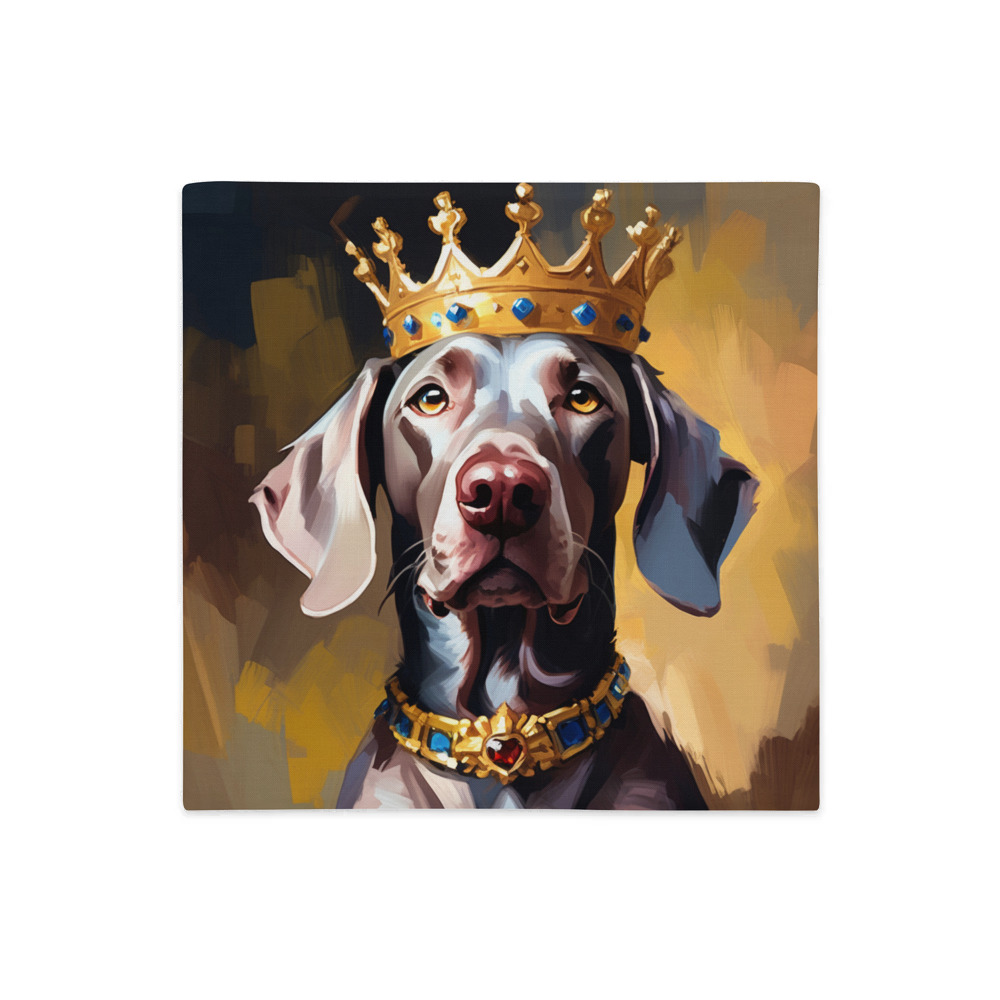 PugMug Custom Weimaraner Premium Pillow Case