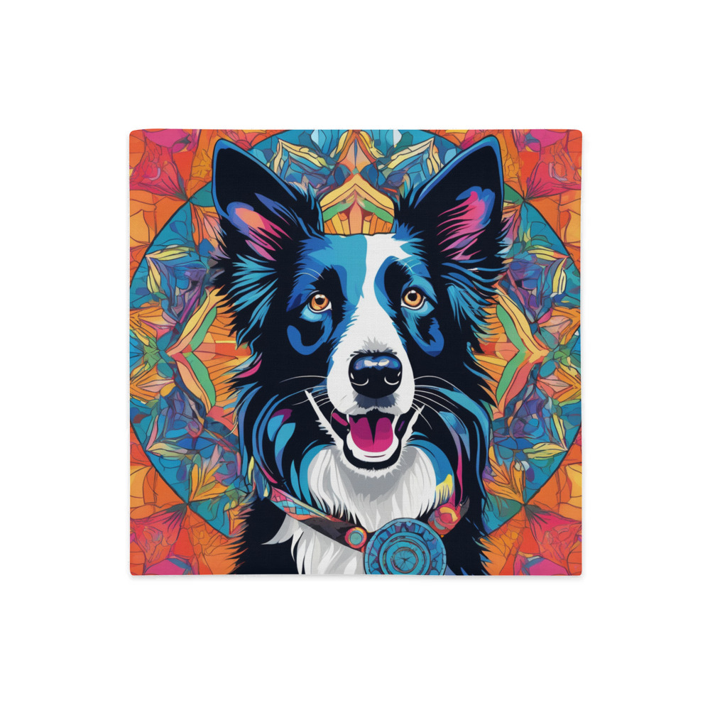PugMug Custom Border Collie Premium Pillow Case