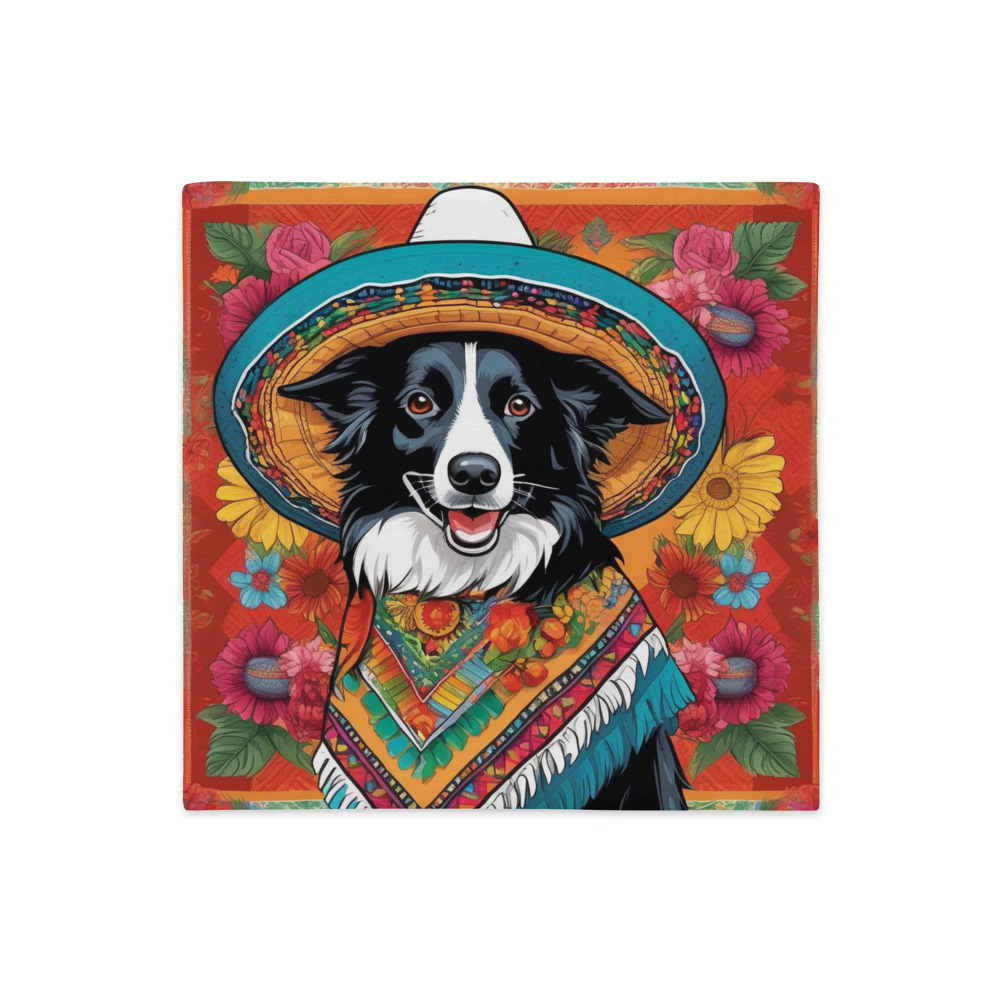 PugMug Custom Border Collie Premium Pillow Case