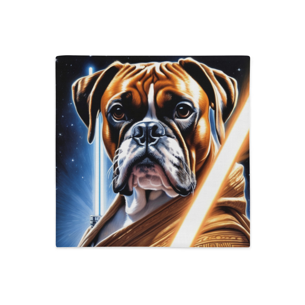 PugMug Custom Boxer Dog Premium Pillow Case