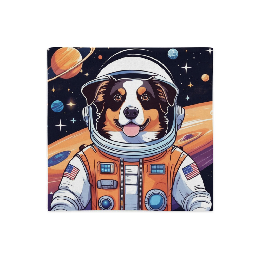 PugMug Custom Miniature American Shepherd Premium Pillow Case