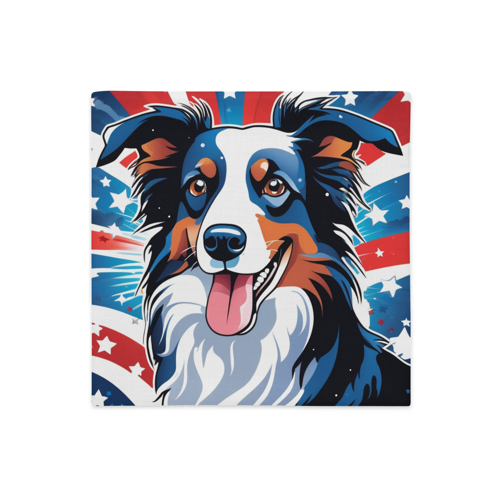 PugMug Custom Border Collie Premium Pillow Case