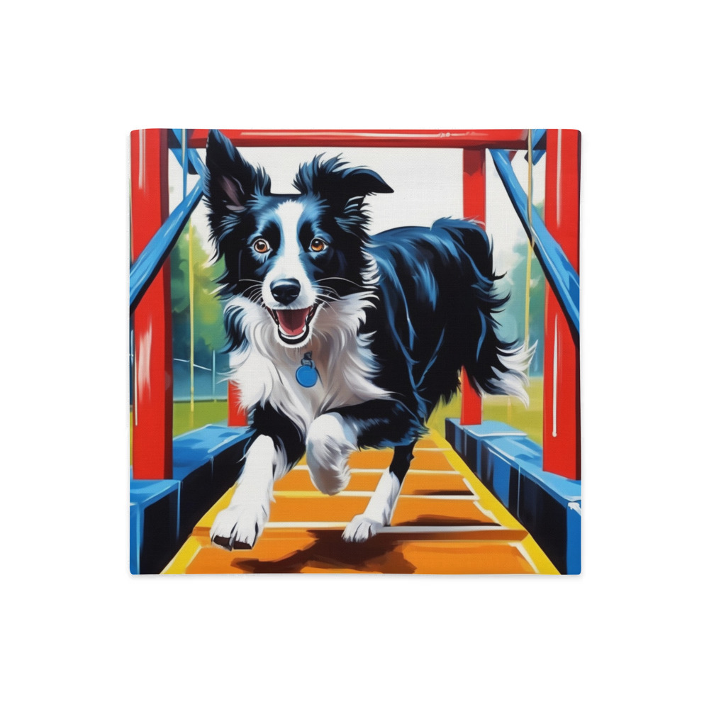 PugMug Custom Border Collie Premium Pillow Case