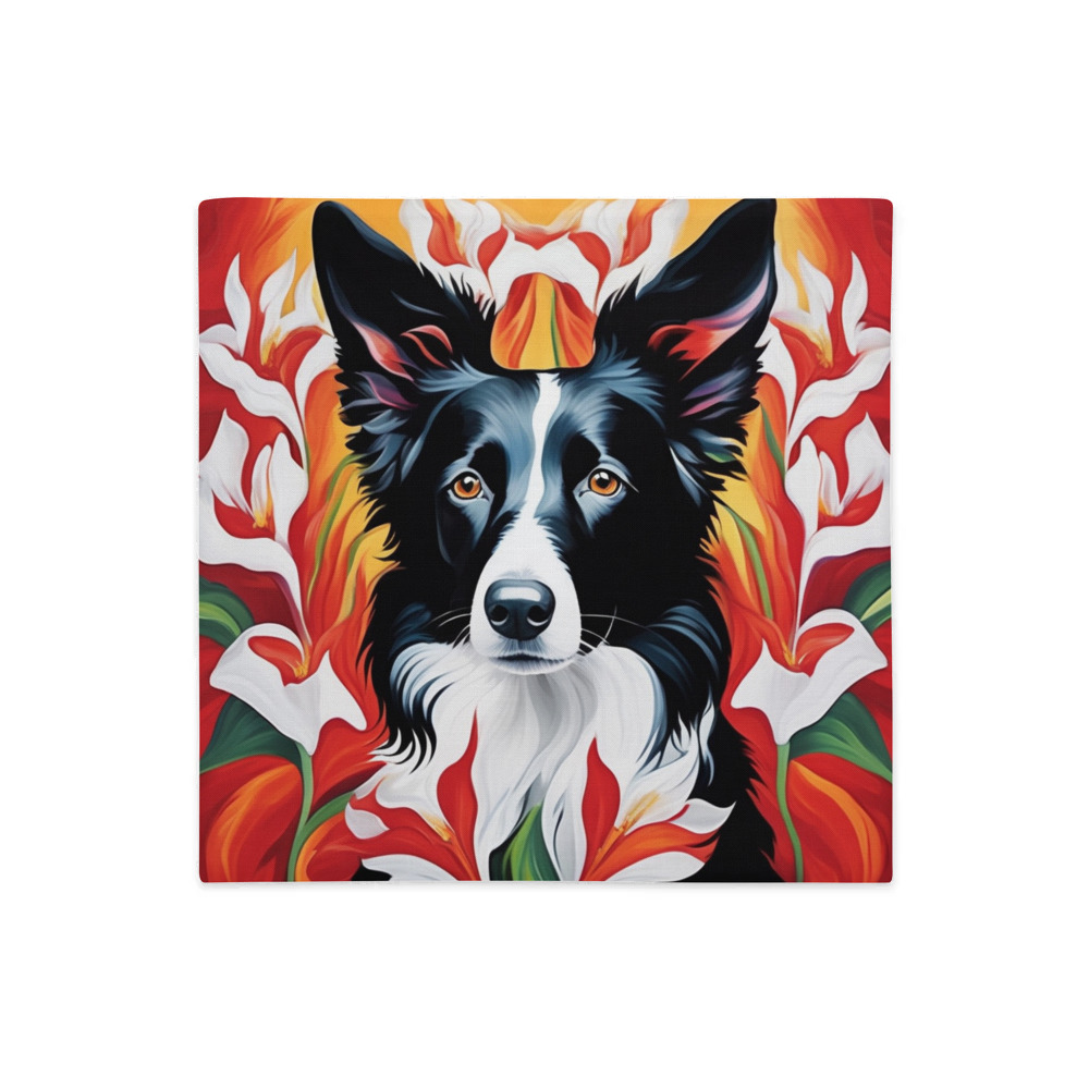 PugMug Custom Border Collie Premium Pillow Case