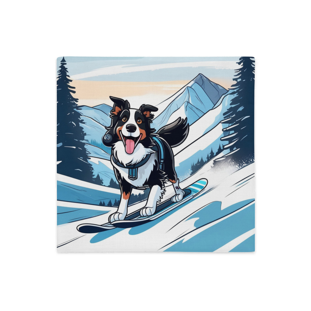 PugMug Custom Border Collie Premium Pillow Case