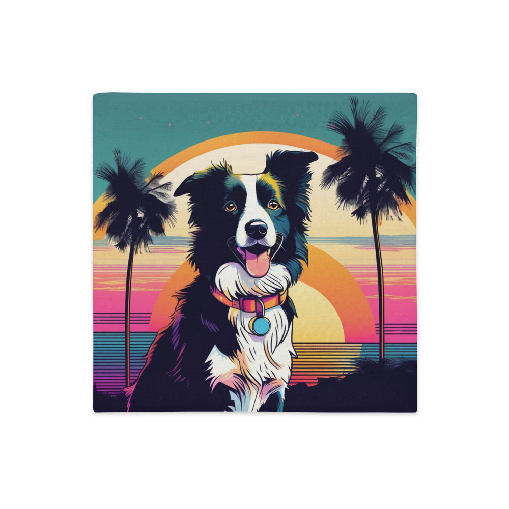 PugMug Custom Border Collie Premium Pillow Case