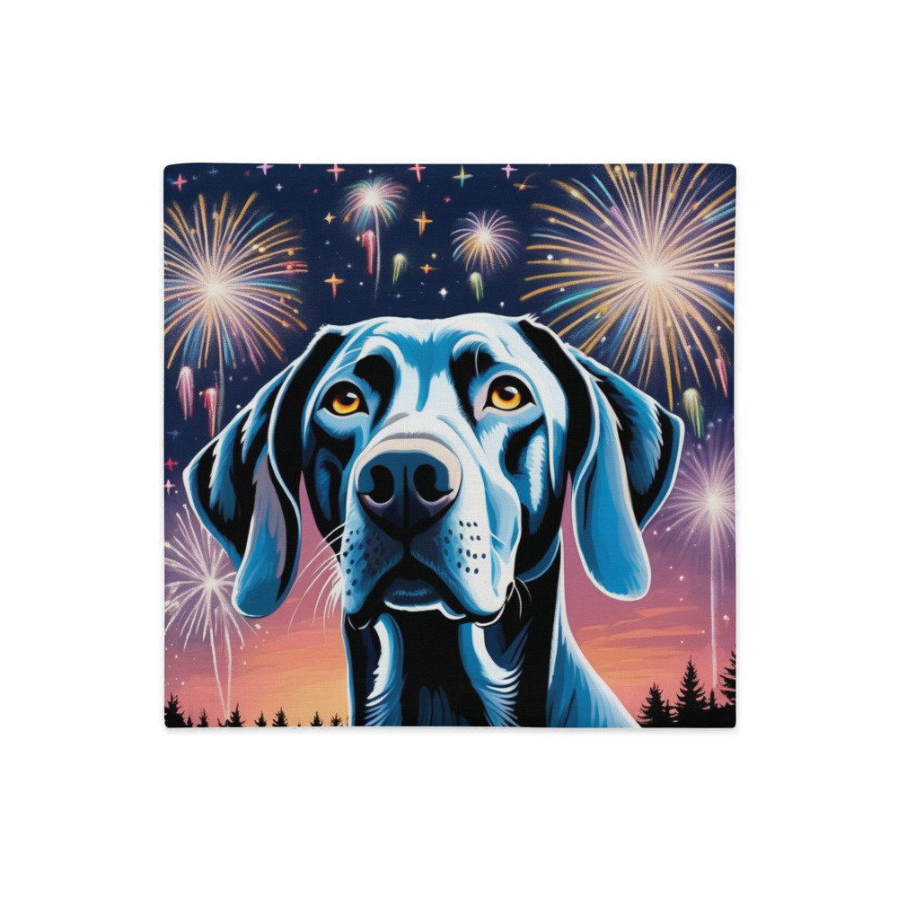 PugMug Custom Weimaraner Premium Pillow Case