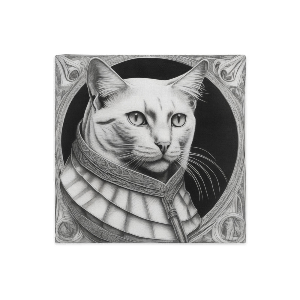 PugMug Custom White Exotic Cat Premium Pillow Case