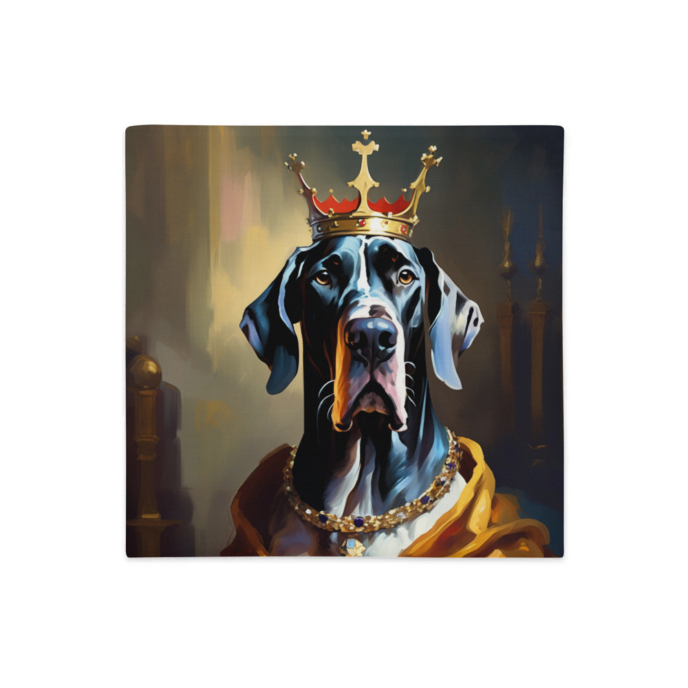 PugMug Custom Great Dane Premium Pillow Case