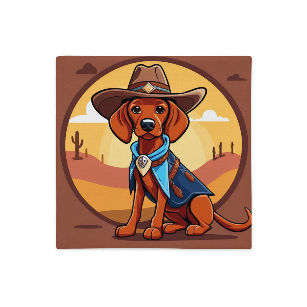 PugMug Custom Vizsla Premium Pillow Case